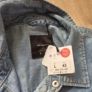 Lefties Man cămașă denim bărbați blugi albastru