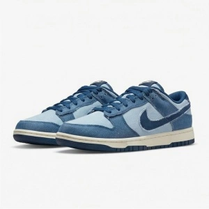 Nike Dunk Low Retro SE teniși bărbați albastru bleumarin jeans denim canvas sneakers HF3141