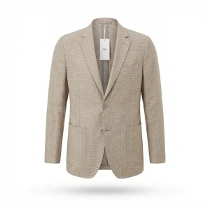 s.Oliver 48 56 sacou bărbați bej amestec in casual elegant de vară 2132754 NOU