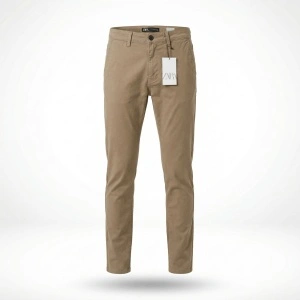 ZARA W30 / W31 pantaloni bărbați casual bej kaki chino bumbac NOI