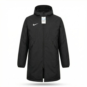 Nike M geacă lungă bărbați parka neagră jachetă iarnă loose fit CW6156 NOUA