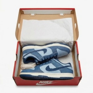 Nike Dunk Low Retro SE teniși bărbați albastru bleumarin jeans denim