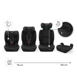 KINDERKRAFT AUTO SEDIŠTE COMFORT UP 2 PLUS i-Size black - Img 2