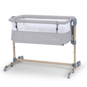 KINDERKRAFT KOLEVKA KREVETAC NESTE AIR GREY LIGHT MELANGE FULL WOOD - Img 5