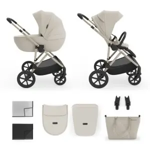KINDERKRAFT KOLICA 2U1 PRIME 3 BEIGE