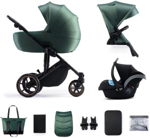 KINDERKRAFT KOLICA 3U1 PRIME2 DARK GREEN