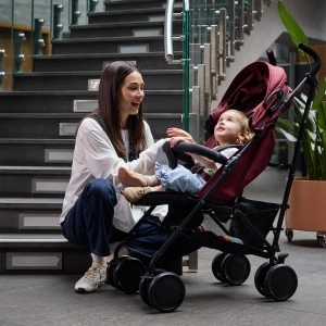 KINDERKRAFT KOLICA ZA BEBE SIESTA 2 BURGUNDY - Img 2