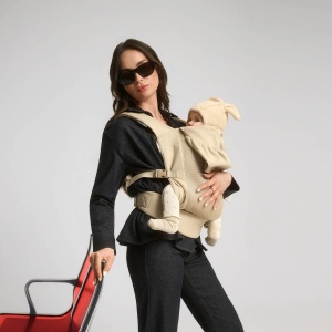 KINDERKRAFT NOSILJKA ZA BEBU CARRYBEE BEIGE - Img 5