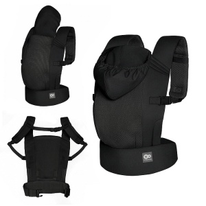 KINDERKRAFT NOSILJKA ZA BEBU CARRYBEE BLACK - Img 2