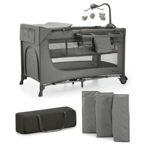 KINDERKRAFT PRENOSIVI KREVETAC JOY 2 DARK GRAY SA DODACIMA - Img 4