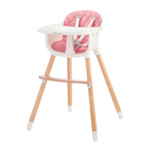 KINDERKRAFT STOLICA ZA HRANJENJE 2U1 SIENNA PINK - Img 5