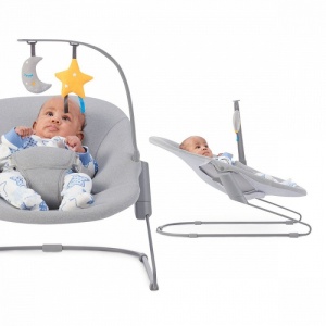 KINDERKRAFT STOLICA ZA LJULJANJE CALMEE GREY - Img 4