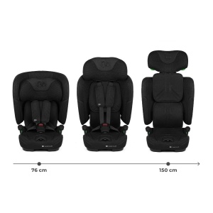 KINDERKRAFT AUTOSEDISTE FIX2GO I-SIZE 76-150CM BLACK - Img 3