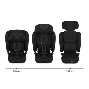 KINDERKRAFT AUTOSEDISTE FIX2GO I-SIZE 76-150CM BLACK - Img 6