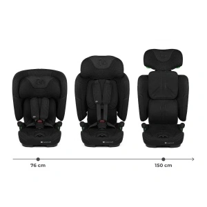 KINDERKRAFT AUTOSEDISTE FIX2GO I-SIZE 76-150CM BLACK - Img 3