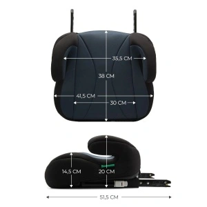 KINDERKRAFT BUSTER I-BOOST 135-150CM BLACK - Img 2