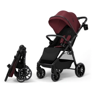 KINDERKRAFT KOLICA ZA BEBE GRANDE 2 BURGUNDY - Img 3