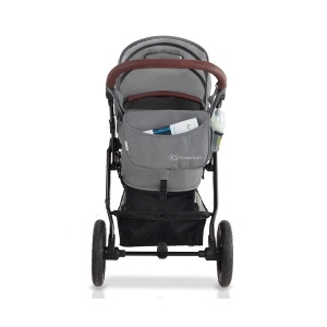 KINDERKRAFT MOOV CT KOLICA ZA BEBE SET 3U1 GREY - Img 5