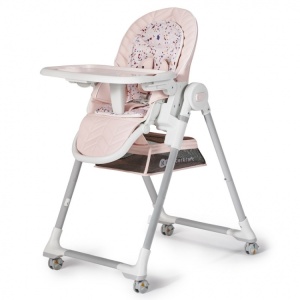 KINDERKRAFT STOLICA ZA HRANJENJE LASTREE PINK - Img 1