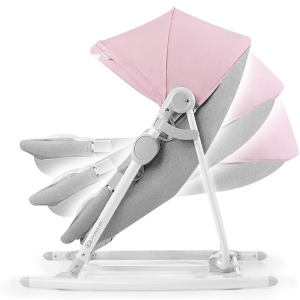 KINDERKRAFT STOLICA ZA LJULJANJE 5U1 UNIMO PEONY ROSE 2020 - Img 3