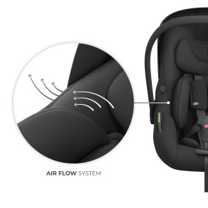 KINDERKRAFT AUTO SEDIŠTE I-LITE SA BAZOM ENDURA SAFE FX BLACK - Img 4