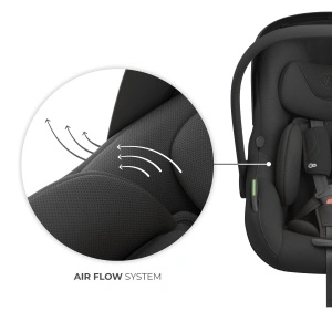 KINDERKRAFT AUTO SEDIŠTE I-LITE SA BAZOM ENDURA SAFE FX BLACK - Img 4