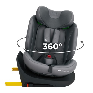 KINDERKRAFT AUTOSEDISTE I-GROW 2 PLUS I-SIZE 40-150 CM GREY - Img 4