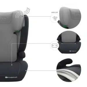 KINDERKRAFT AUTOSEDISTE I-SPARK 2 PLUS I SIZE GREY - Img 4