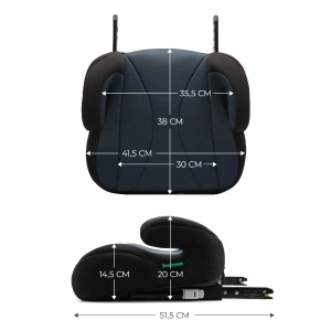 KINDERKRAFT BUSTER I-BOOST 135-150CM BLACK - Img 4