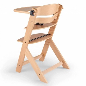KINDERKRAFT STOLICA ZA HRANJENJE 2U1 ENOCK WOODEN NATURAL - Img 6