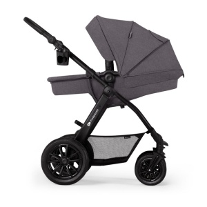KINDERKRAFT XMOOV KOLICA ZA BEBE SET 3U1 DARK GREY - Img 3
