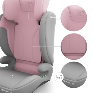 KINDERKRAFT AUTOSEDISTE I-SPARK 2 PLUS I SIZE PINK - Img 4