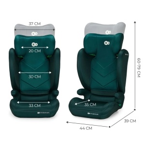 KINDERKRAFT AUTOSEDISTE I-SPARK I SIZE GREEN - Img 5