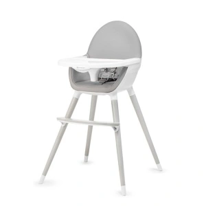 KINDERKRAFT HIGH STOLICA ZA HRANJENJE 2U1 FINI FULL GREY