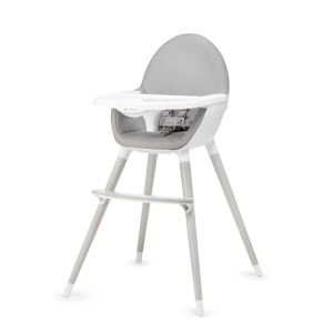 KINDERKRAFT HIGH STOLICA ZA HRANJENJE 2U1 FINI FULL GREY - Img 5