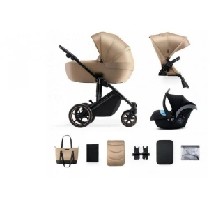 KINDERKRAFT KOLICA 3U1 PRIME2 SANDROSE BEIGE