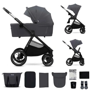 KINDERKRAFT KOLICA ZA BEBE 2U1 NEA 2 DEEP GREY - Img 3