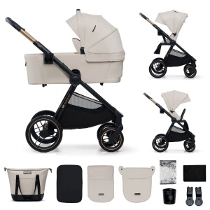 KINDERKRAFT KOLICA ZA BEBE SET 2U1 NEA 2 SOFT BEIGE - Img 3