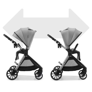 KINDERKRAFT KOLICA ZA BEBE SET 3U1 VESTO 2 GREY - Img 4