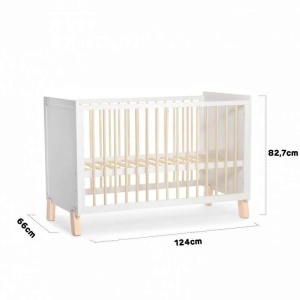KINDERKRAFT KREVETAC NICO WOODEN WHITE - Img 2