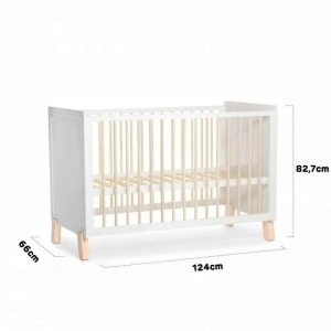 KINDERKRAFT KREVETAC NICO WOODEN WHITE - Img 2