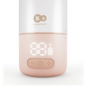KINDERKRAFT TERMOS I GREJAČ ZA MLEKO 2U1 GAJA BEIGE - Img 4