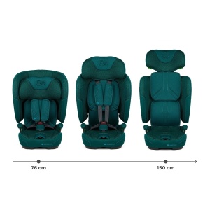 KINDERKRAFT AUTOSEDISTE FIX2GO I-SIZE 76-150CM GREEN - Img 2