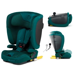 KINDERKRAFT AUTOSEDISTE FIX2GO I-SIZE 76-150CM GREEN - Img 4