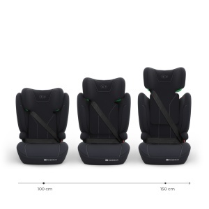 KINDERKRAFT AUTOSEDISTE I-SPARK 2 PLUS I SIZE BLACK - Img 2