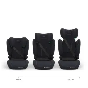KINDERKRAFT AUTOSEDISTE I-SPARK 2 PLUS I SIZE BLACK - Img 2