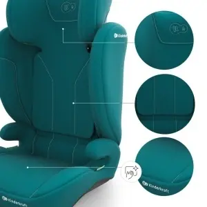 KINDERKRAFT AUTOSEDISTE I-SPARK 2 PLUS I SIZE GREEN - Img 5