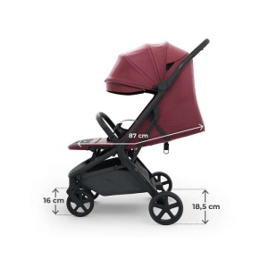 Kinderkraft kolica NUBI 3 DARK RUBY - Img 6
