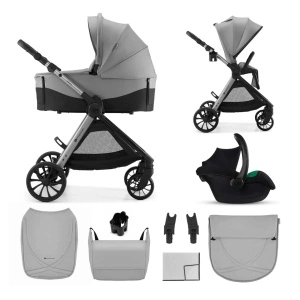 KINDERKRAFT KOLICA ZA BEBE SET 3U1 VESTO 2 GREY