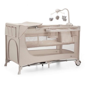KINDERKRAFT PRENOSIVI KREVETAC JOY 2 BEIGE SA DODACIMA - Img 6